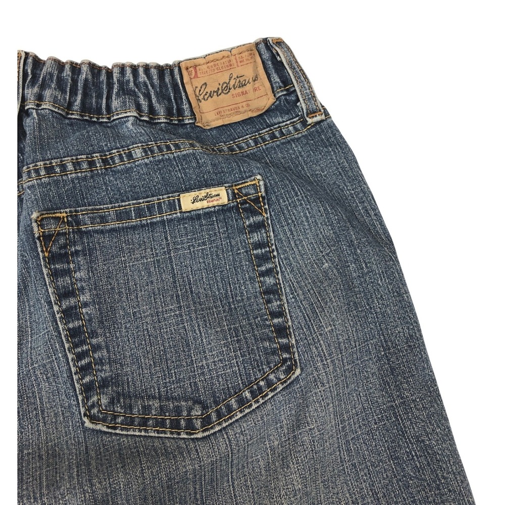 Vintage Levi Strauss Signature Womens Low Rise Bootcut Jeans Stretch Size 10x30 - Picture 9 of 9